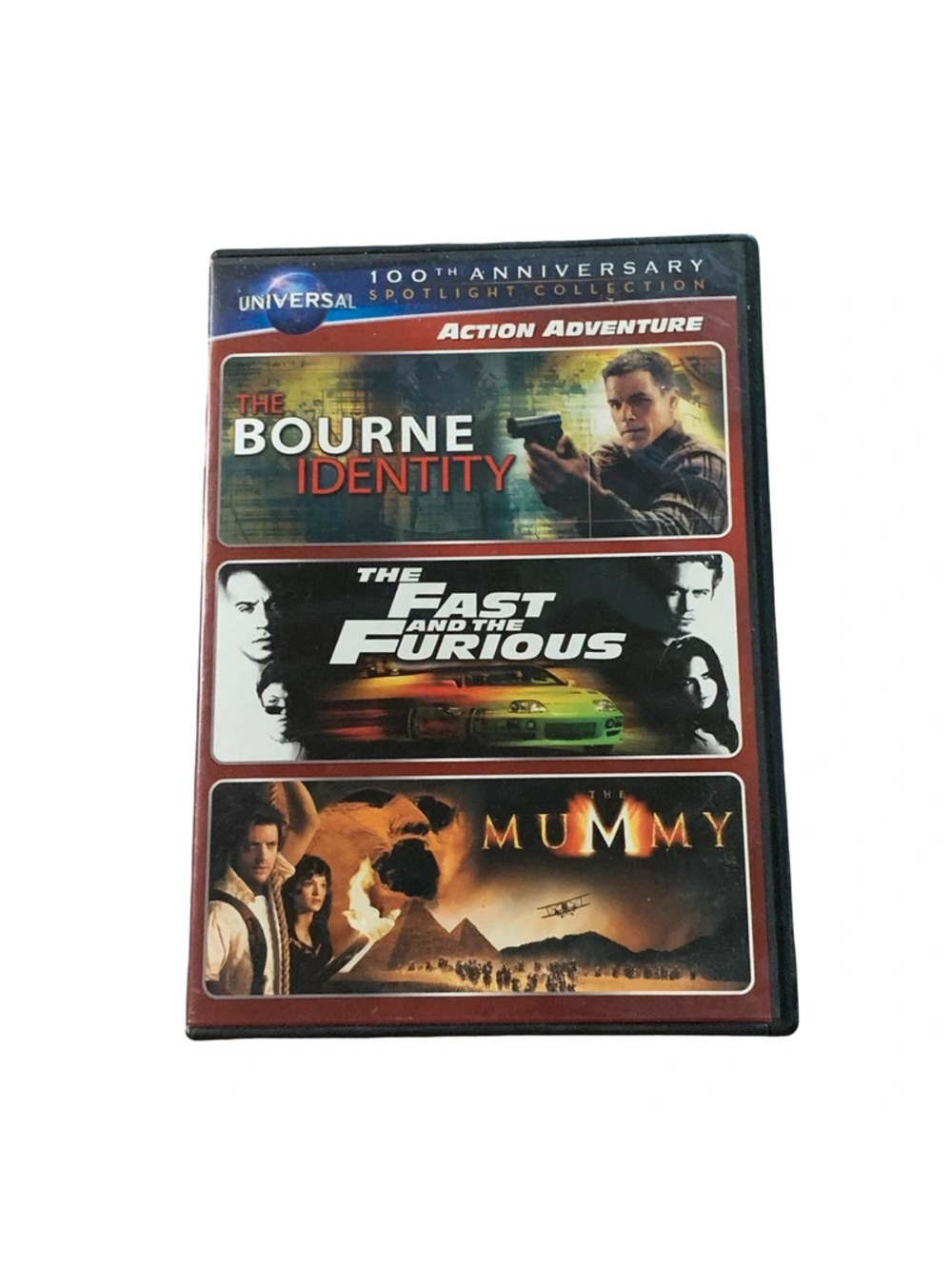 Universal 100th Anniversary Spotlight Collection Action Adventure 3-Disc